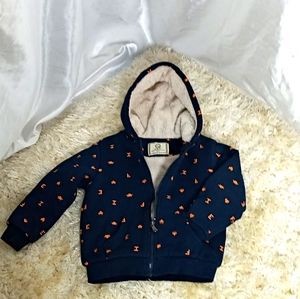 Fleece hooded jacket- boys-girls (Unisex)